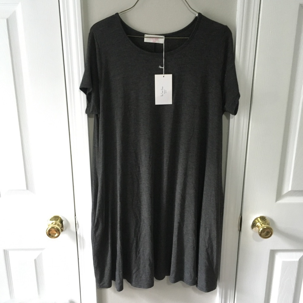 T shirt dress with pockets